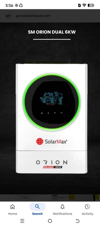 solar Max hybrid 6kv inverter