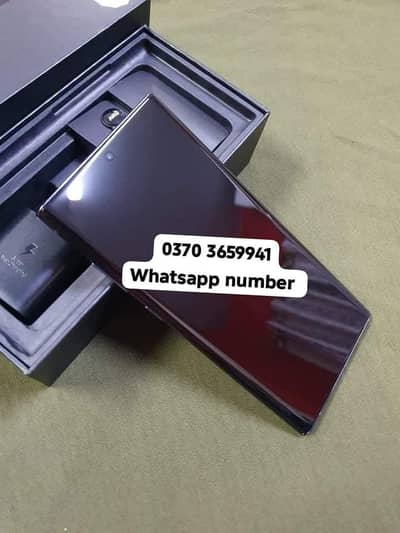 Samsung Mobile Note 10 Plus pta approved with complete box contact