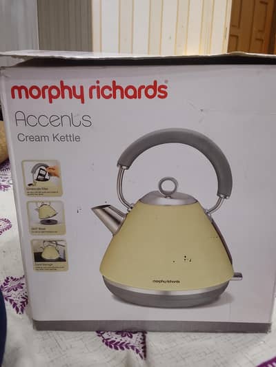 Morphy Richards Accents Cream Electric Kettle – Excellent Condition