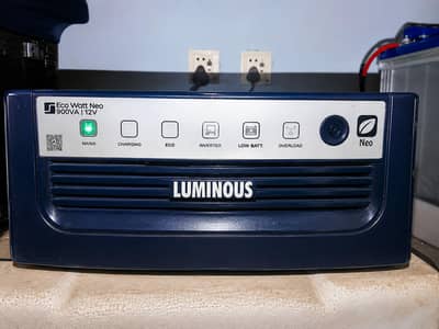 Luminous Eco Watt Neo 900VA UPS with Battery