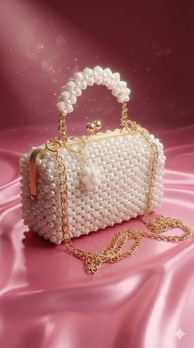 handmade beaded bag