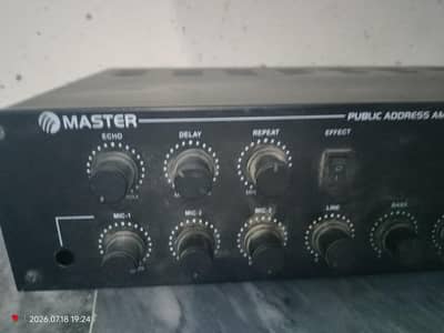 Master Brand public Address amplifier