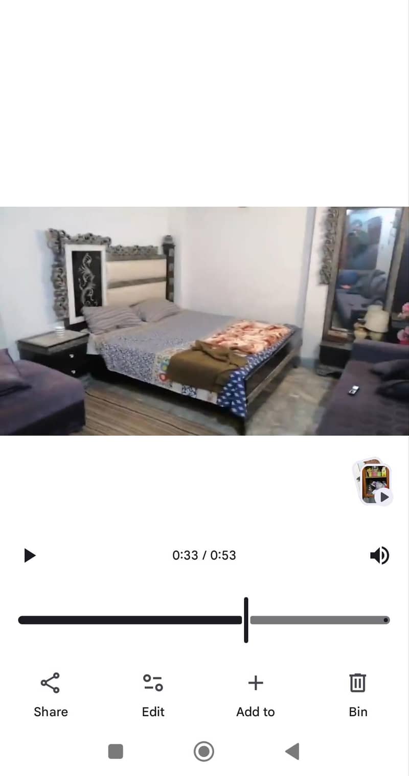 double bed bed n side table singar table 0