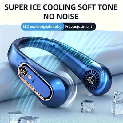 USB Rechargeable Portable Neck Cooling Fan