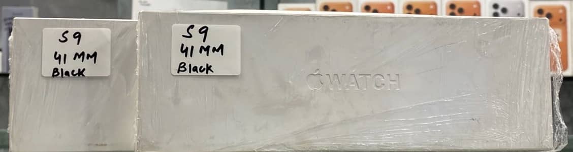 APPLE WATCH SERIES 9 41 MM BLACK BOX PACK NON ACTIVE