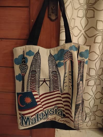 tote bag imported from Malaysia