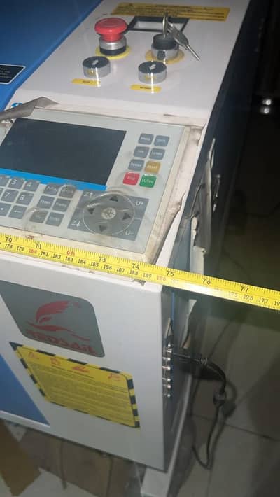 Co2 plastic laser cut machine