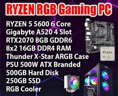 RYZEN RGB GAMING PC