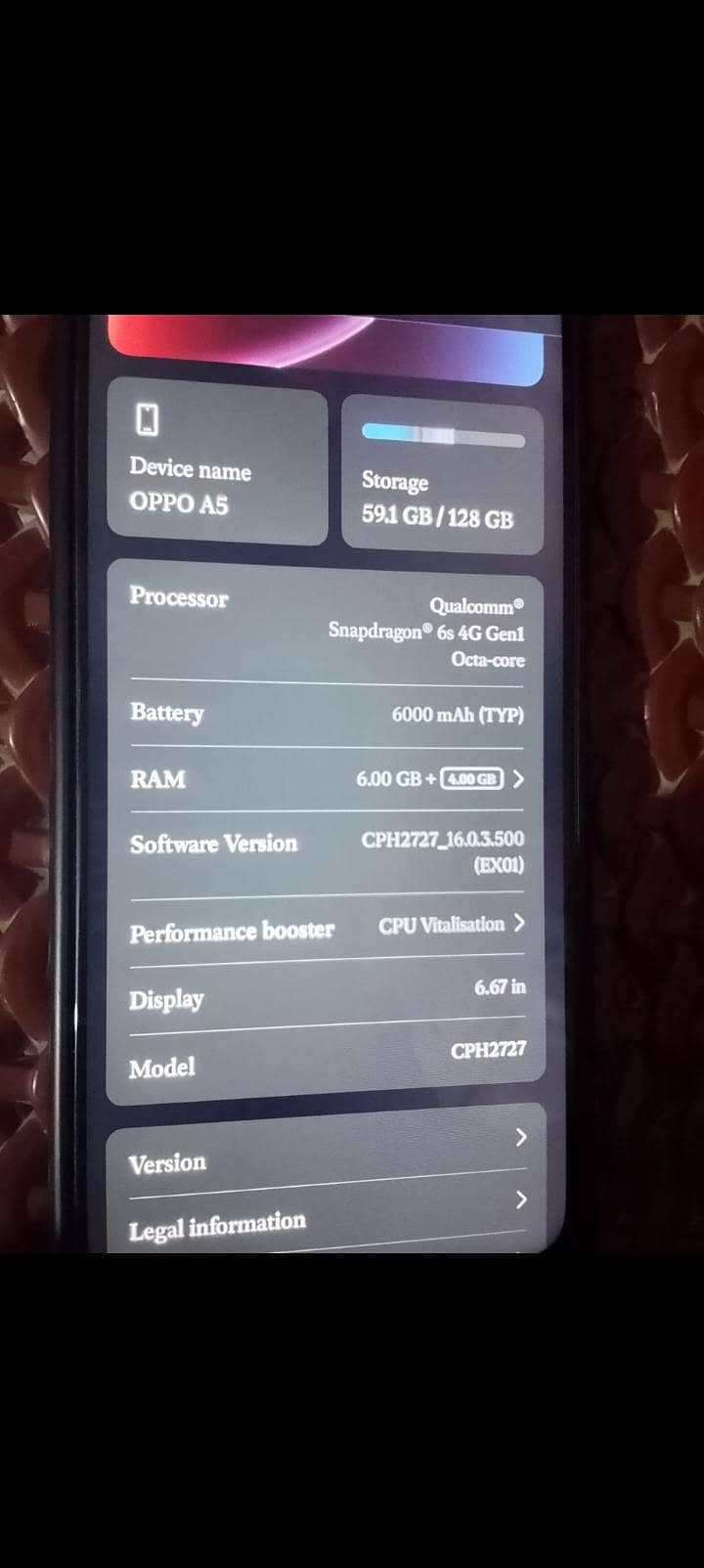 OPPO A5 6
