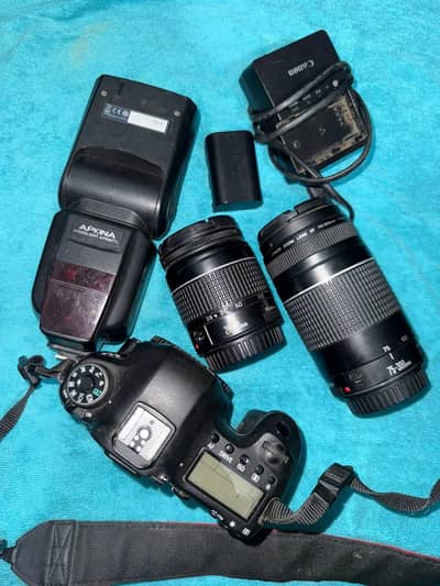 6D Canon , lance 75'300 , 50mm , Battery + Charger      Condition 10/7