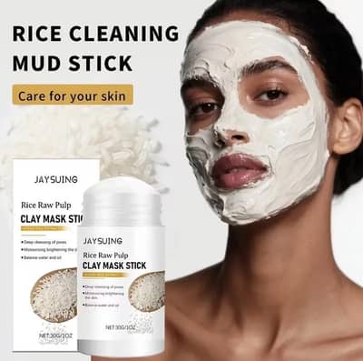 JAYSUING Rice Raw Pulp Clay Mask Stick – Deep Cleansing & Brightening