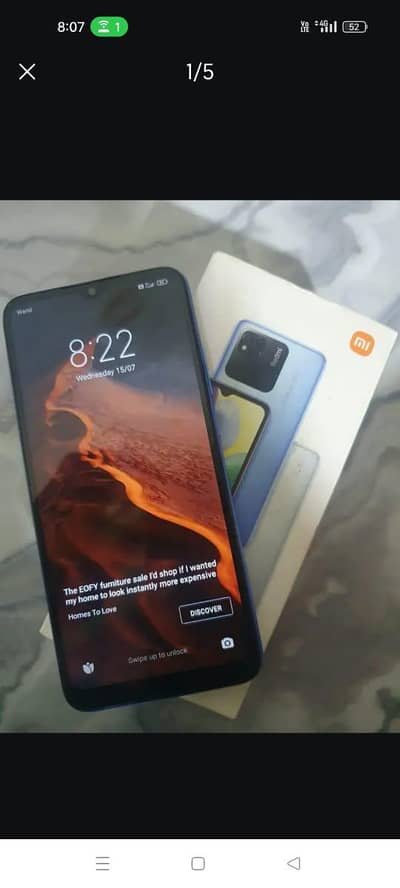 Xiaomi Redmi 10A with box