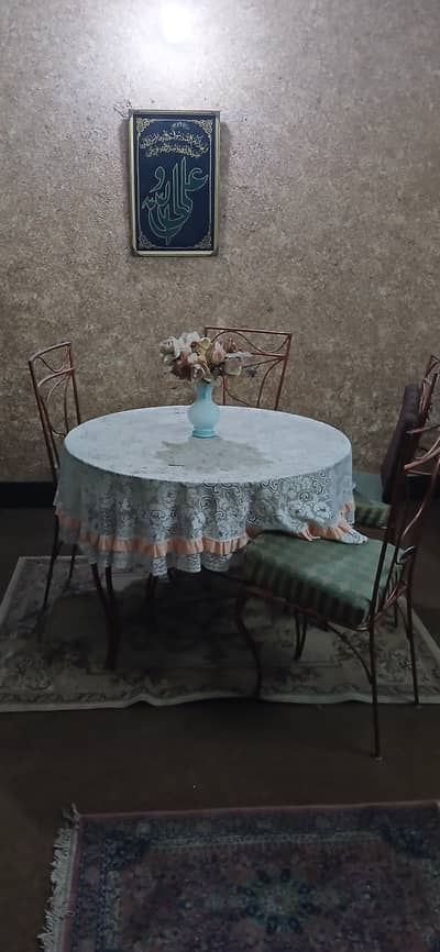 Dining table with 4 chairs