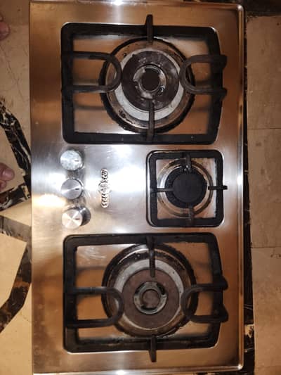 NasGas 3-Burner Gas Stove