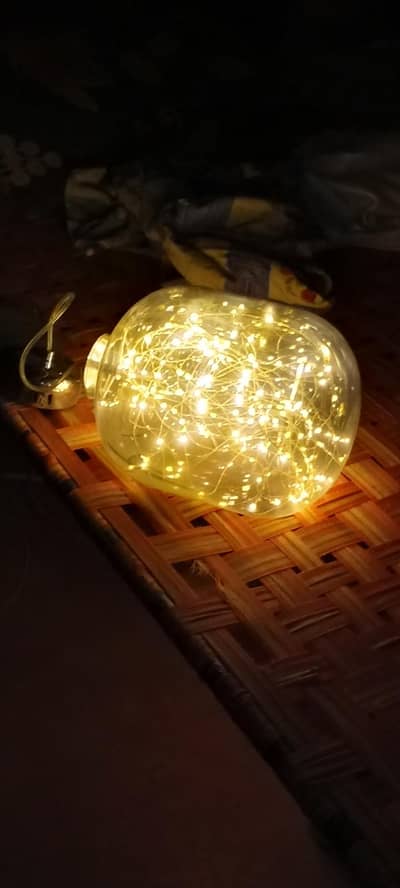 Elegant Glass Jar Fairy Lights – Warm White led decorative lamp /home