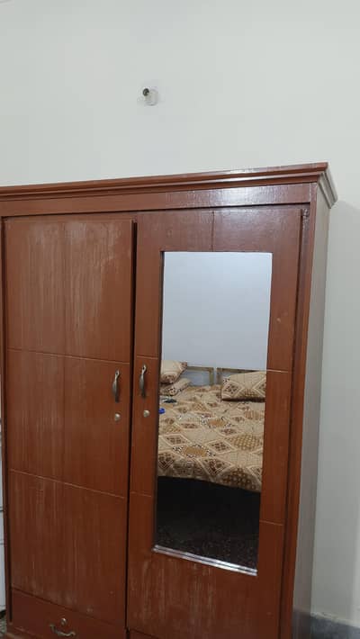 wooden wardrobe