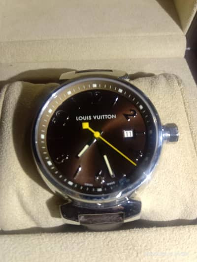 Brand New Louis Vuitton Tambour Watch- Unworn With Box A Papers