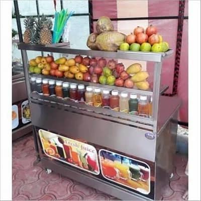 juice counter and full setup like new for sale