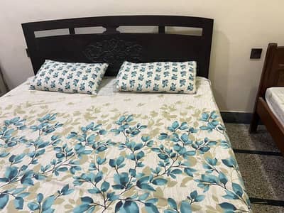 Double Bed + Mattress - 6 months used