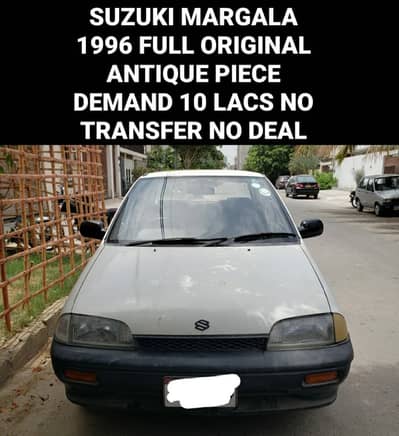 Suzuki Margalla 1996 original paint guaranted