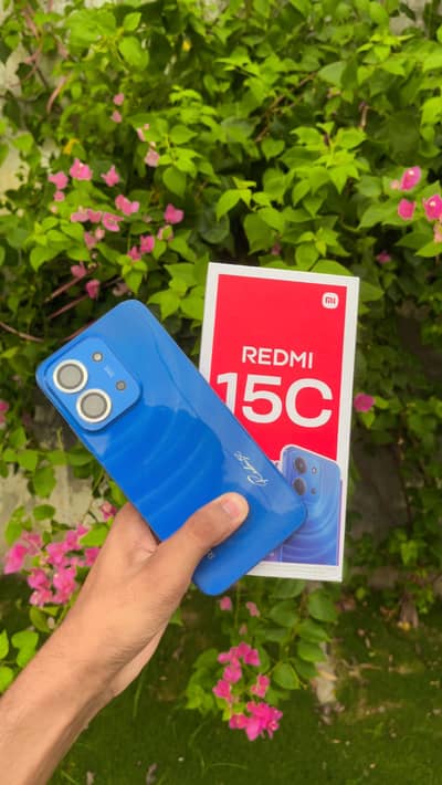 Redmi 15C 6GB RAM / 128GB Storage (Blue) – with box charger