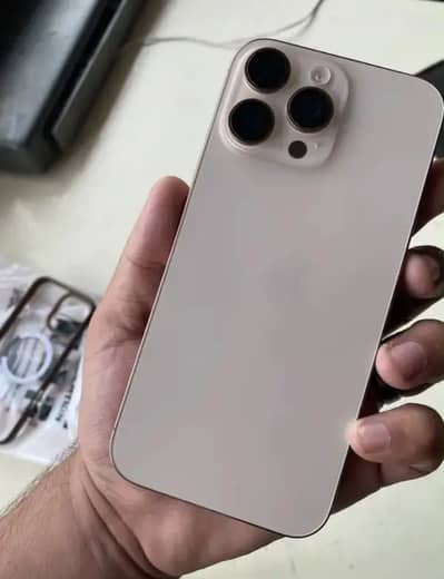 iPhone 16 Pro Max 256GB - Non-PTA (Complete Box) 10/10 Condition