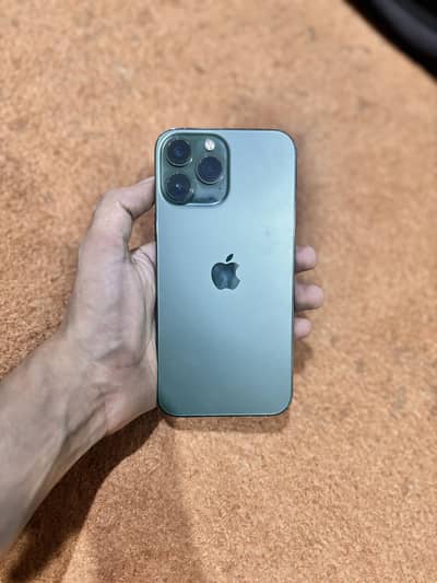 iphone 13 pro max alpine green titanium