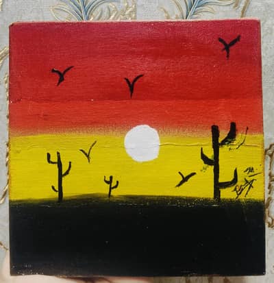 Hand made wall painting