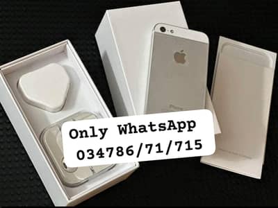 iPhone 5s 64GB for sale My Watsapp number0347. . 86.71. 715