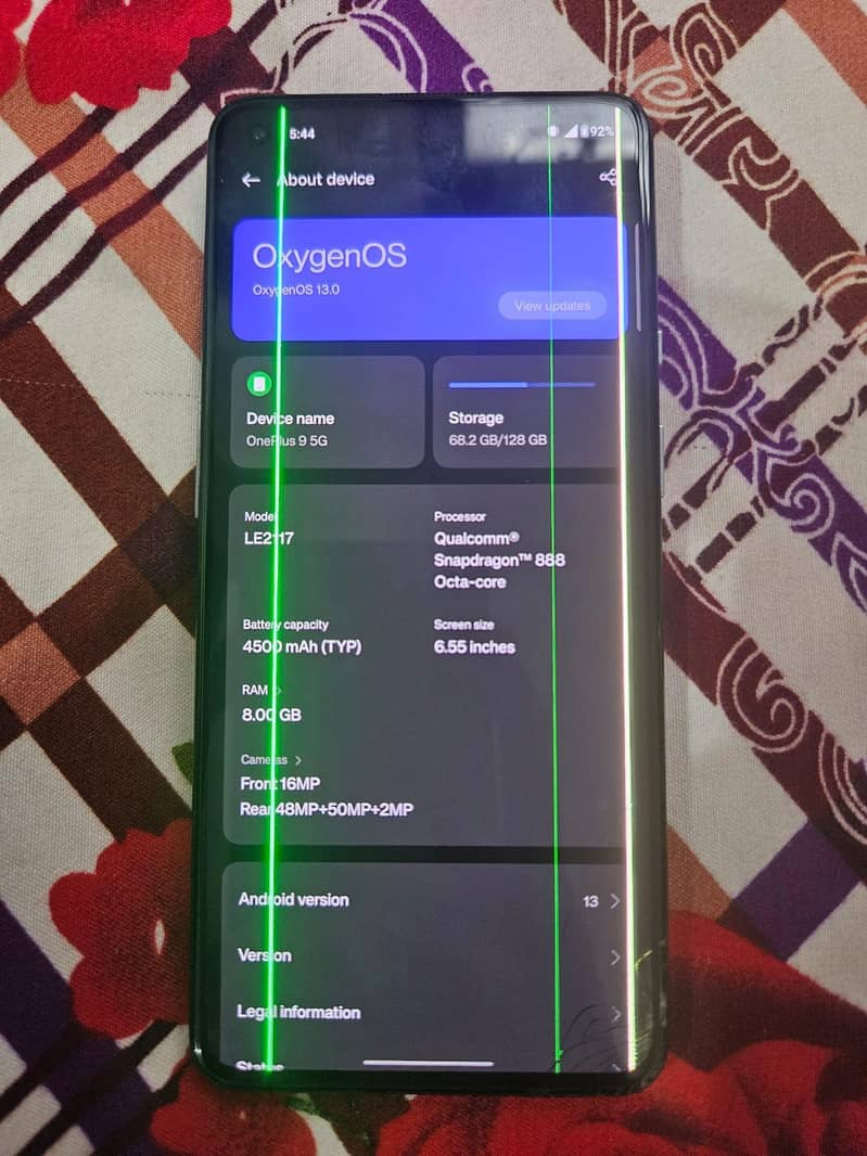 One Plus 9 5g 4