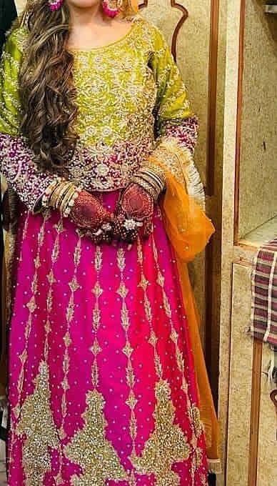mehndi dress/ desingner dress/ bridal dress