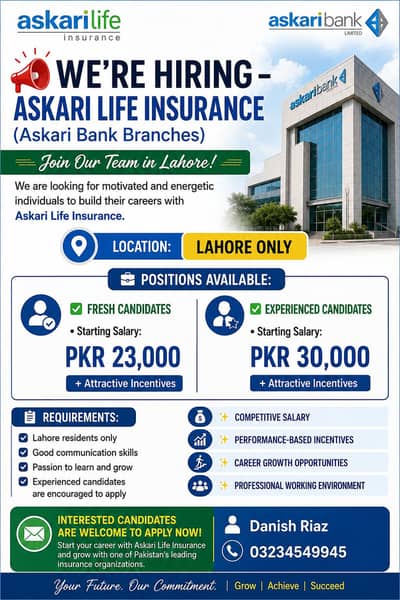 Jobs Available in Askari Bank
