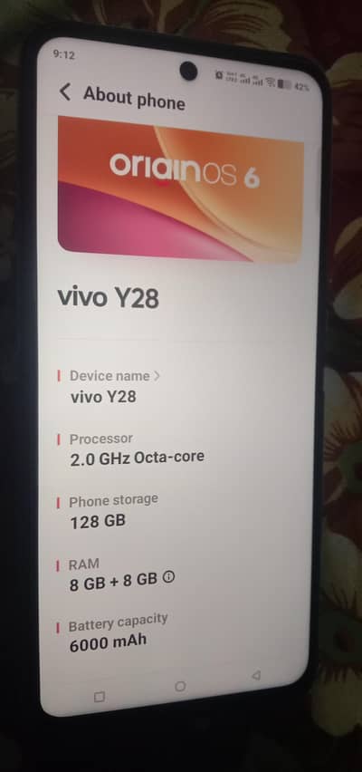 vivo y28