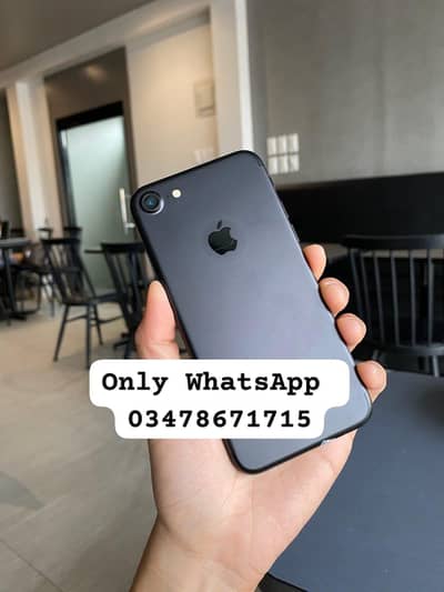 iphone 7 PTA approved with box My WhatsApp 0347.86. 71.715