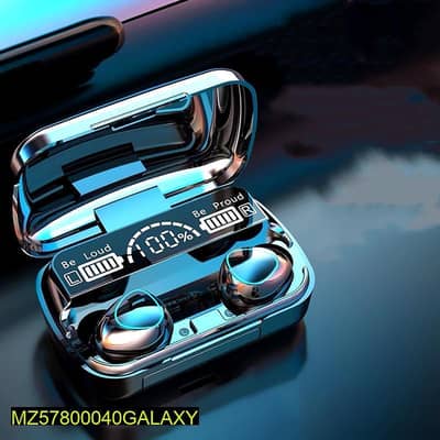 Black Long Lasting Battery With Fast Charge 10 Earbuds