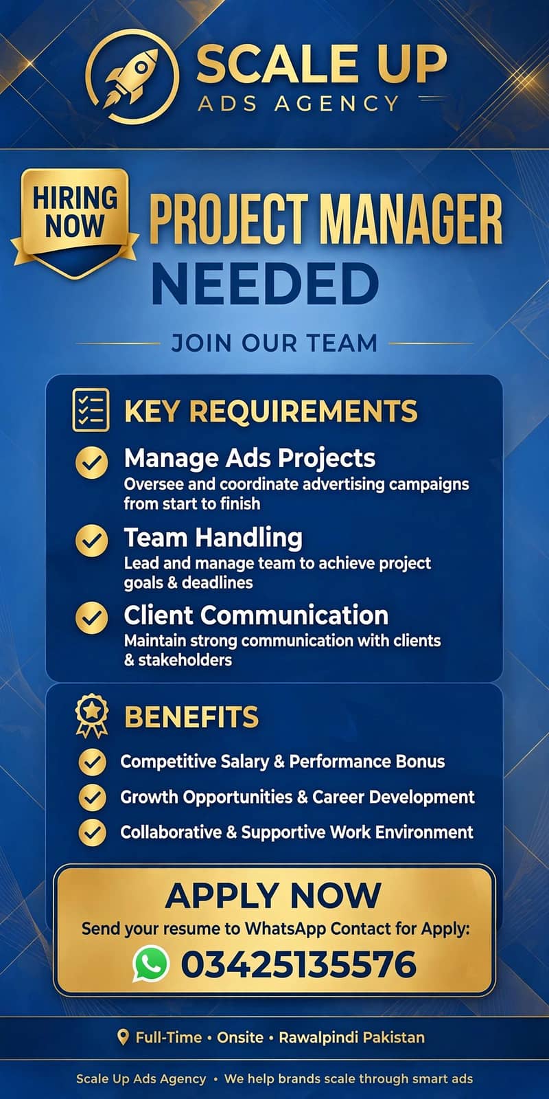 Project Manager Needed 0