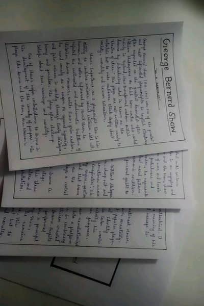 writing work