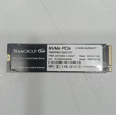 TeamGroup 512GB NVMe M. 2 2280 SSD PCIe Gen3