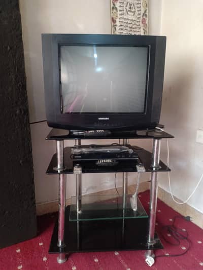 Samsung TV with trolley