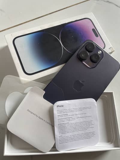 Iphone 14 pro max Factory Unlock 128gb With Box