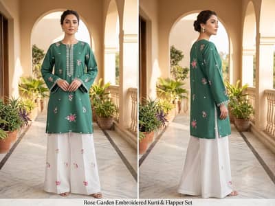 Embroidered 2-pc | Summer Premium cotton
