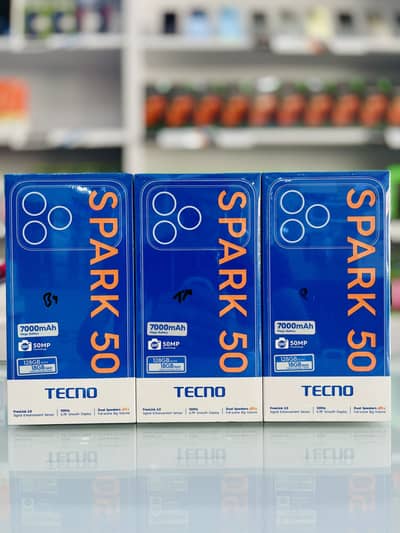 Tecno Spark 50 128gb Box Pack PTA