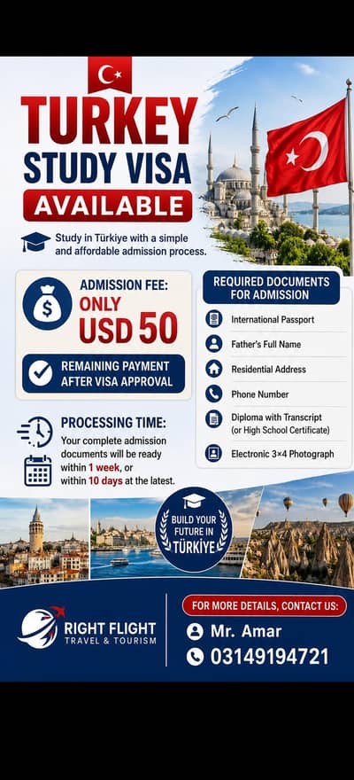 study visa done base work