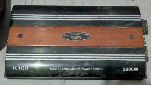 amplifier 4 chanel 2600w