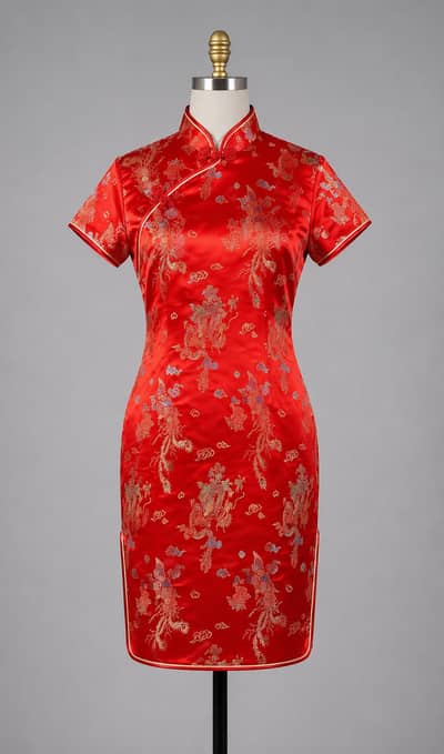 Chinese Qipao - Traditional Chinese Dress - Cheongsam Costume Pakistan