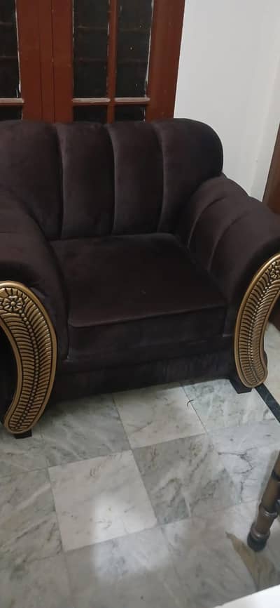 6 seater new velvet sofa set for sale
