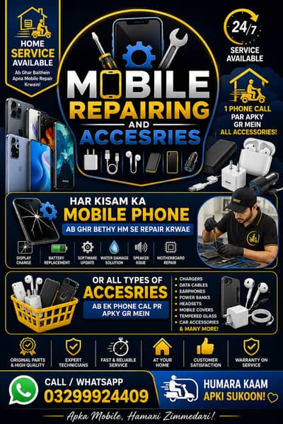 Mobile repairing and accesries