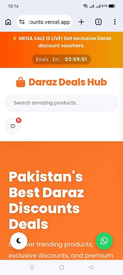 E-commerce website