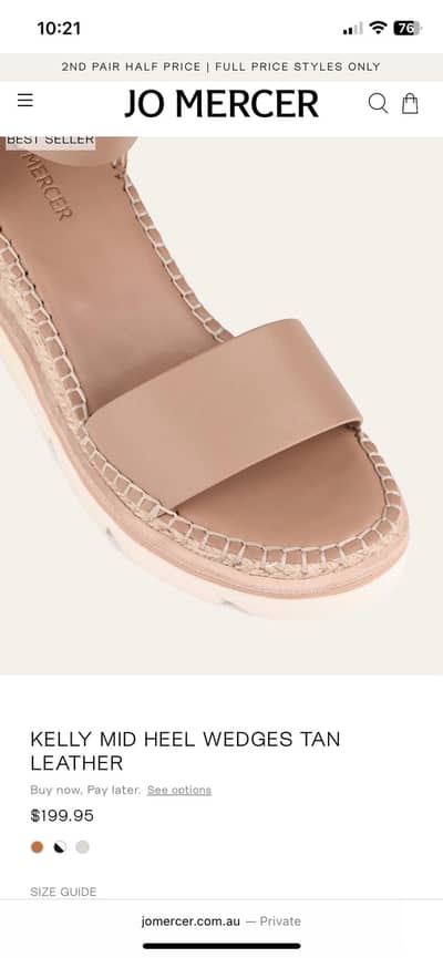 JO MERCER Brand New Wedges