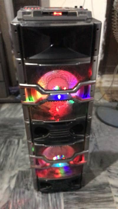 Bass bosted audionic speaker rgbt lights urgent sale